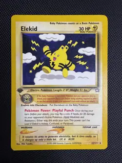 1st Edition Neo Genesis Pokemon Vintage WOTC Pick Card - Complete Your Set - Image 2