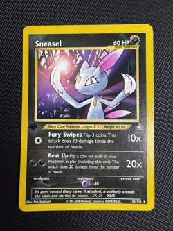 1st Edition Neo Genesis Pokemon Vintage WOTC Pick Card - Complete Your Set - Image 4