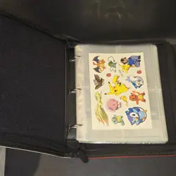 Pokemon TCG 3 Ring 200 Card Sleeve Binder With Pokemon Stickers - Image 4