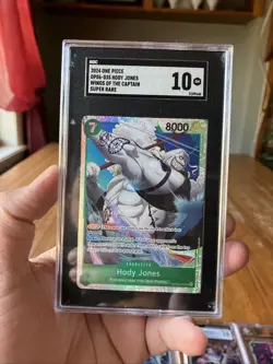 OP06-035-Hody Jones (SR) One Piece Card PRB-01 THE BEST English Graded 10 SGC - Image 2