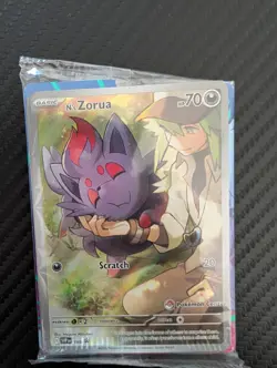 N's Zorua 189 Pokemon Center Exclusive Sealed Scarlet & Violet Promo Cards 🔥🔥 - Image 1
