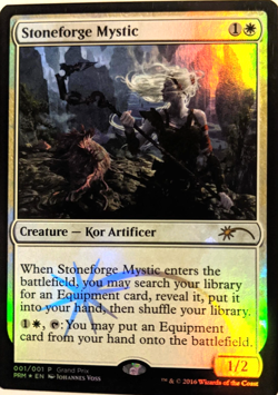 STONEFORGE MYSTIC Grand Prix Promo Foil RARE MtG TCG Card #001 - Image 1