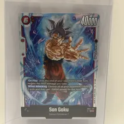 Son Guku Saiyan Universe 7 FB04-129 SCR NM Sku358 Dragon Ball Super Card - Image 1