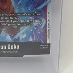 Son Guku Saiyan Universe 7 FB04-129 SCR NM Sku358 Dragon Ball Super Card - Image 4
