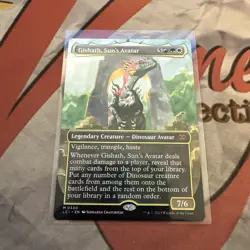 MTG Gishath, Sun's Avatar (Borderless) The Lost Caverns of Ixalan Regular #0330 - Image 1