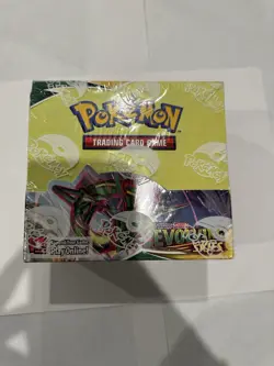 Pokemon SWSH Evolving Skies Booster Box, Factory Sealed, Acrylic Case Included. - Image 2