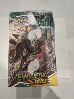 Pokemon SWSH Evolving Skies Booster Box, Factory Sealed, Acrylic Case Included. - Image 4