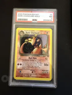 2000 POKEMON ROCKET #4 DARK CHARIZARD HOLO - PSA 7 - Image 1