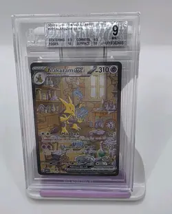 Pokemon Alakazam EX TCG 201/165 Scarlet & Violet 151 Sir BGS 9 - Image 1