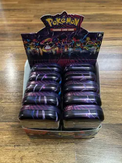 Pokemon TCG Mega Evolution Mega Heroes Mini Tins Factory Sealed Sold Separately - Image 1