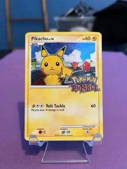 Pikachu 7/16 - Pokemon Rumble Holo Stamped 2009 Pokemon TCG MP - Image 1