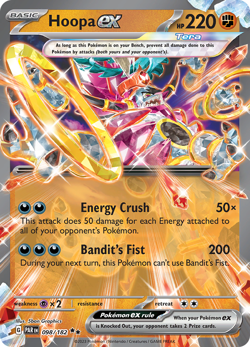 Hoopa ex 098/182 - Paradox Rift - Pokemon TCG - Double Rare - Image 1