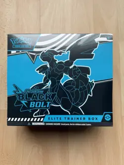 Pokemon Scarlet & Violet Black Bolt Elite Trainer Box ETB - New & Sealed - Image 1