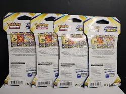 Pokemon TCG: Sword & Shield-Brilliant Stars Sleeved Booster Pack Lot Of 4 - Image 2