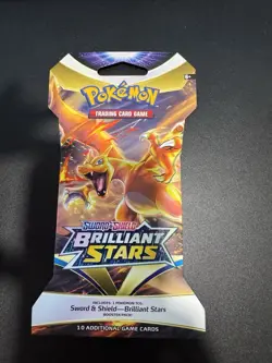 Pokemon TCG: Sword & Shield-Brilliant Stars Sleeved Booster Pack Lot Of 5 820650809972 - Image 1