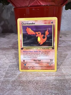 1st Edition Charmander 50/82 - Team Rocket - Pokemon Card - Near Mint (NM) - Image 1