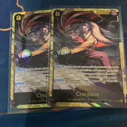 2 Crocodile OP14-120 (SEC) THE AZURE SEA'S SEVEN English One Piece Tcg - Image 1