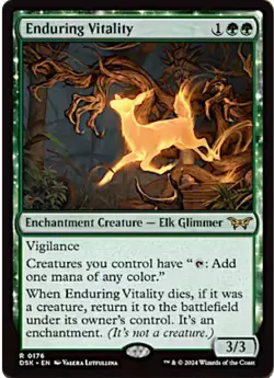 Enduring Vitality Duskmourn: House of Horror (DSK) 176 MTG Regular - Image 1