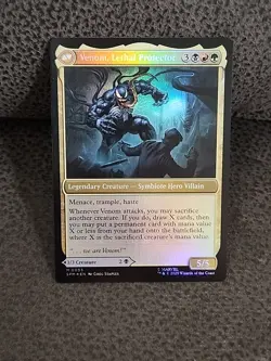 MTG Eddie Brock-Venom, Lethal Protector #55 Foil Mythic Marvel's Spider-Man - Image 2