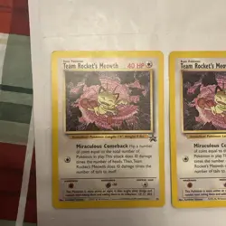 Team Rockets Meowth #18 - Black Star Promo WOTC Pokemon TCG - Image 3