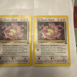 Team Rockets Meowth #18 - Black Star Promo WOTC Pokemon TCG - Image 5