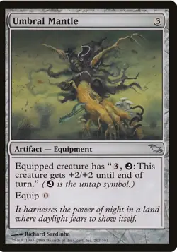 Magic The Gathering MTG Umbral Mantle Shadowmoor Foil LP Light Played - Image 1