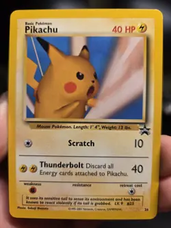 NM Pikachu SNAP Promo WOTC Black Star Promo Pokemon Card TCG UK 26/53 Near Mint - Image 1