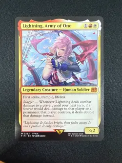 Lightning, Army of One - Final Fantasy (MTG) NM - Image 1