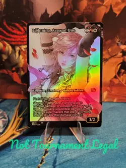 FTP Lightning Army Of One Foil Japan Showcase MTG - Image 2
