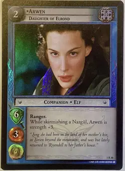 RARE FOIL - THE LORD OF THE RINGS CCG - ARWEN, Daughter Of Elrond - 1R30 - NM - Image 1