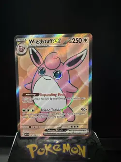 Pokemon TCG 151 Wigglytuff EX 187/165 Full Art Near Mint - Image 1
