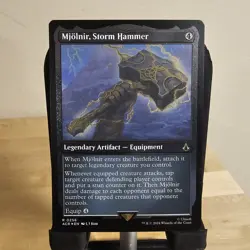 Mjolnir, Storm Hammer (Foil Etched) [Assassin's Creed] Card #258 - Image 1
