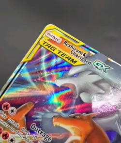 Pokemon TCG Unbroken Bonds Reshiram & Charizard GX Card 20/214 NM/M Condition - Image 4