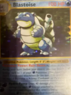 Mint/NM Blastoise Pokemon TCG- 1st Edition Holo Card 2/102 English 1999 - Image 3