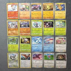 Pokemon Cards Lot Scorbunny Larvitar Machop Marill Milotic Team Rocket Raticate - Image 1