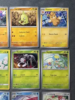Pokemon Cards Lot Scorbunny Larvitar Machop Marill Milotic Team Rocket Raticate - Image 4