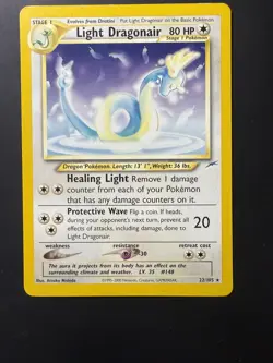 [NM] Pokemon TCG Light Dragonair Neo Destiny 22/105 Non-Holo Rare Card - Image 1