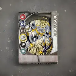 Bakugan New Vestroia | Baked Soil 🥈 Silver Gate Card 3/48n | Haos Brontes - Image 1