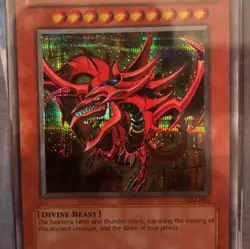 CGC YU-GI-OH Egyptian God Cards Secret GBI-001 GBI-002 GBI-003 set Holo RARE - Image 3