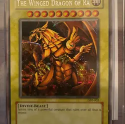 CGC YU-GI-OH Egyptian God Cards Secret GBI-001 GBI-002 GBI-003 set Holo RARE - Image 4