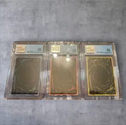 CGC YU-GI-OH Egyptian God Cards Secret GBI-001 GBI-002 GBI-003 set Holo RARE - Image 5