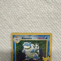 Pokemon TCG Blastoise Celebrations Card 2/102 25th Anniversary Edition NM Holo - Image 2