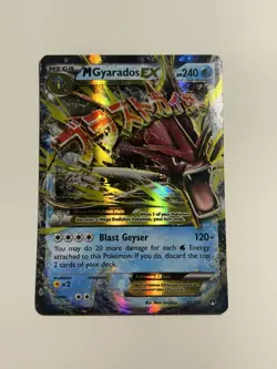 Pokemon M Gyarados EX TCG Holo Card 27/122 Breakpoint Ultra Rare NM - Image 1