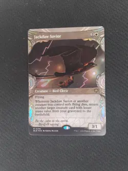 SHOWCASE FOIL Jackdaw Savior - Bloomburrow - NM - Magic: The Gathering - MTG - Image 1
