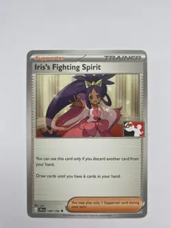 Play! Stamp Pokemon Prize Pack Series 7 149/159 Iris's Fighting Spirit - Image 1