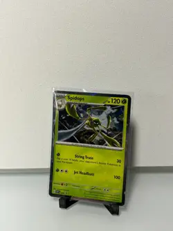 Pokemon TCG Spidops SVP 009 Scarlet & Violet Galaxy Holo Black Star Promo - Image 1