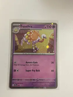 Espathra SVP10 Cosmos Holo Rare Scarlet Violet Promo Pokemon TCG LP - Image 1