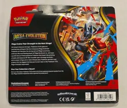 Pokemon Mega Evolution - Psyduck 3-Pack Booster Blister Factory Sealed -SEE PICS - Image 2