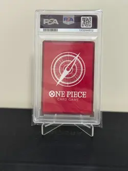PSA 10 One Piece CCG Trafalgar Law Royal Blood Foil OP10-022 Alt Art Leader - Image 2