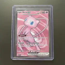Pokemon TCG Scarlet & Violet 151 Set: Mew ex 193/165 Ultra Rare Card - NM/M - Image 1
